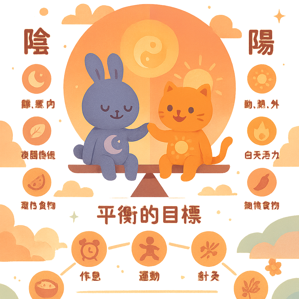 點知自己陰陽失調？