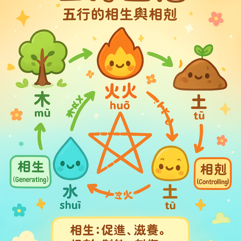 五行生剋基礎解讀
