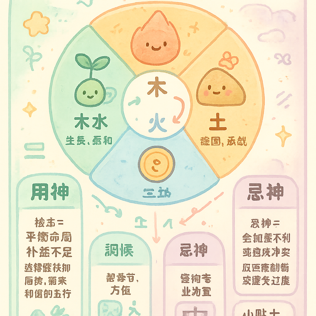 五行喜忌入門懶人包