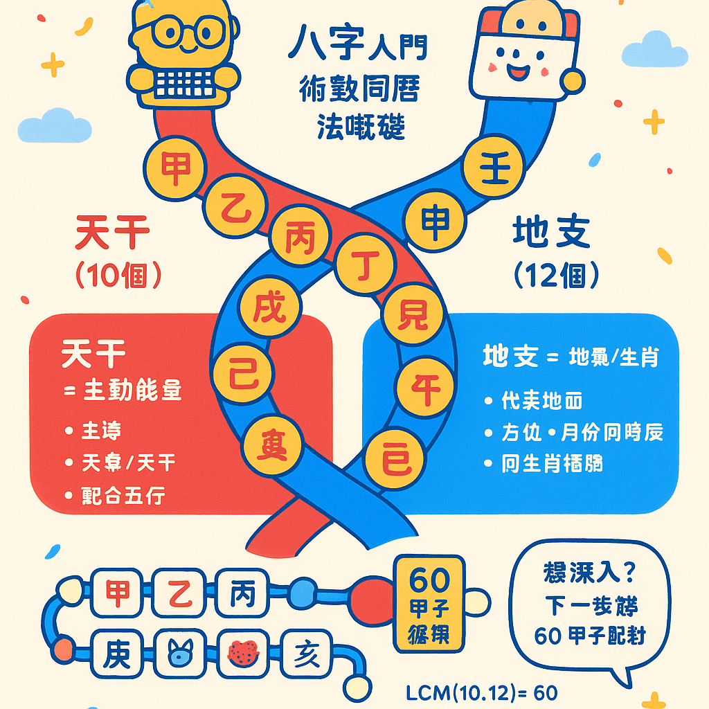 天干地支點樣分？