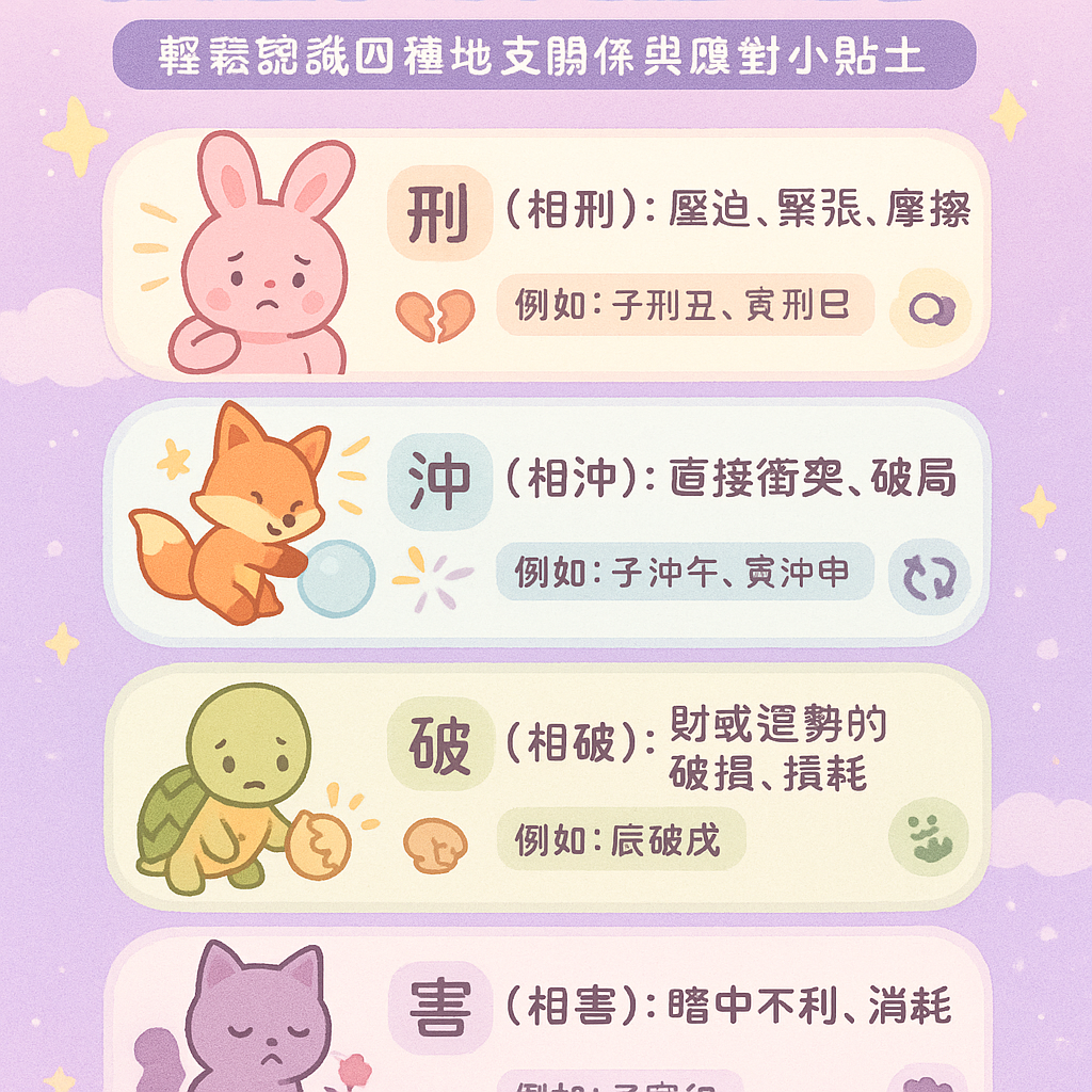 刑沖破害入門懶人包