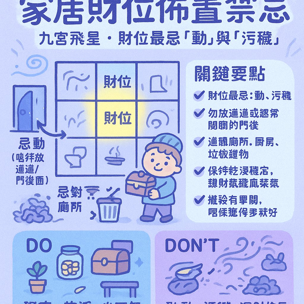 家居財位佈置禁忌