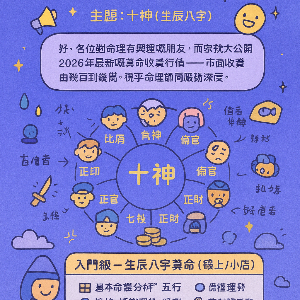 算命收費行情大公開