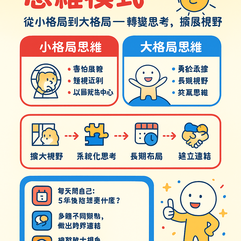 職場升呢必備大局觀